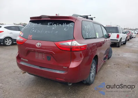 2020 Toyota Sienna Xle Premium z USA, uszkodzony, nr VIN 5TDYZ3DC0LS074650